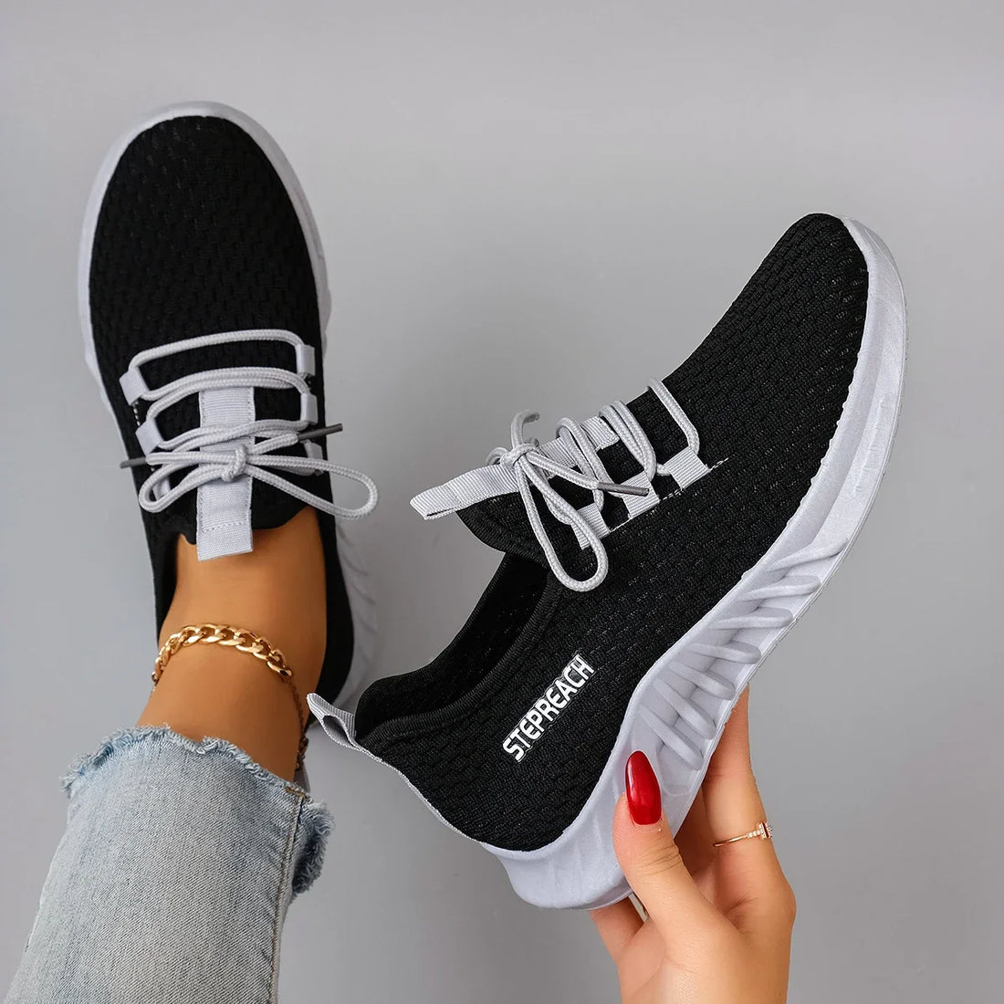 Women's Summer Breathable Mesh Flat Shoes, Women's Shoes, Casual Sneakers Shoes, Clearance Free Shipping