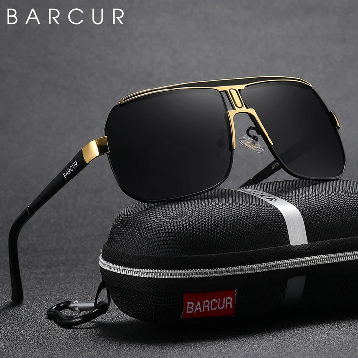 BARCUR Polarized Sports Sunglasses for Men Fashionable Fishing Driving Hiking and Outdoor Eyewear UV400 Protection Gradient Lenses