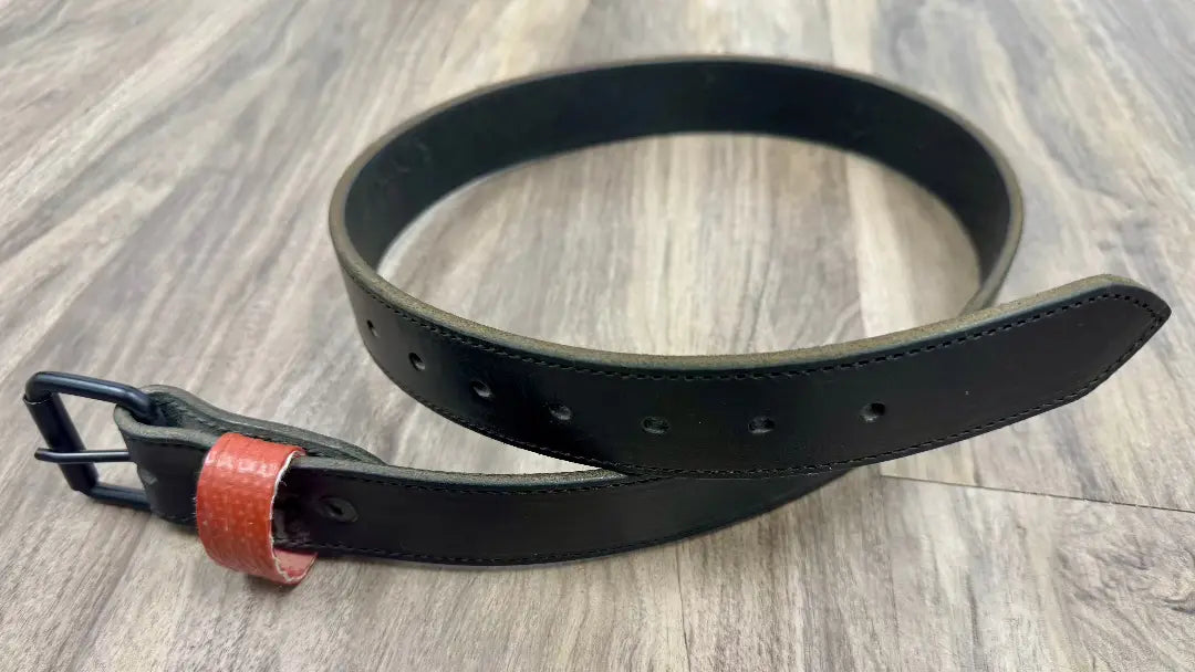Thin Red Line Premium Leather Belt