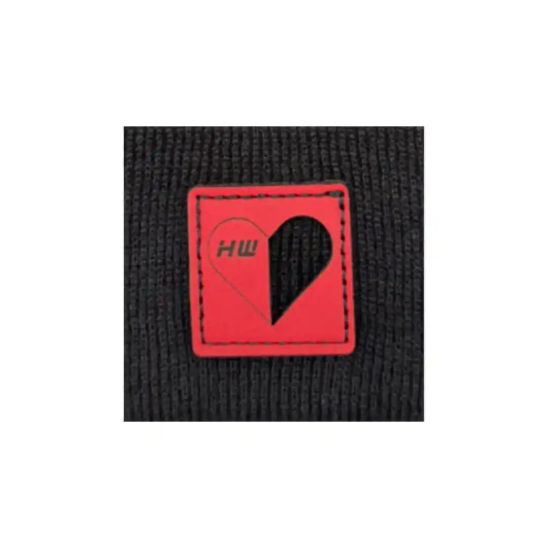 Valentine's Day H Stitch Beanie, You Complete Me, Black