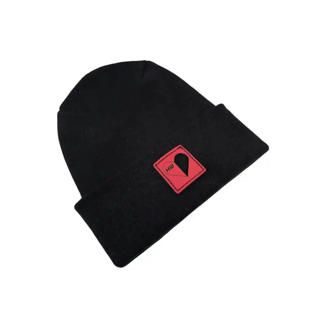 Valentine's Day H Stitch Beanie, You Complete Me, Black