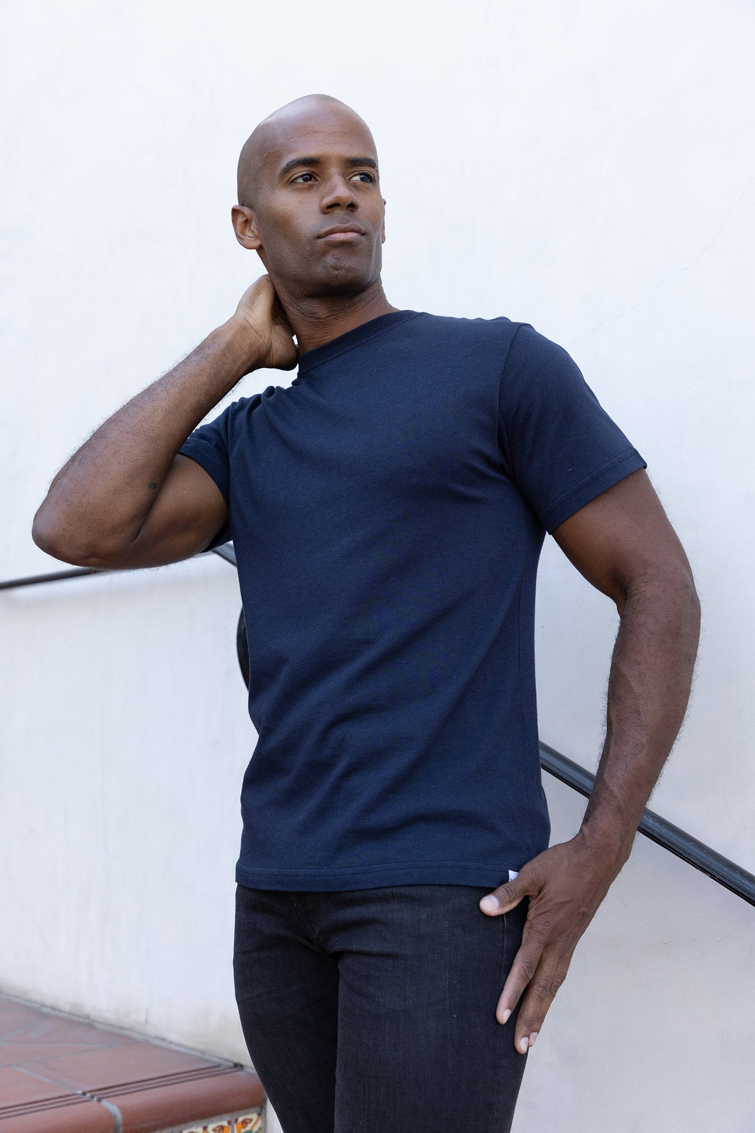 Men’s Bamboo Organic Cotton Classic Short Sleeve Casual T-Shirt