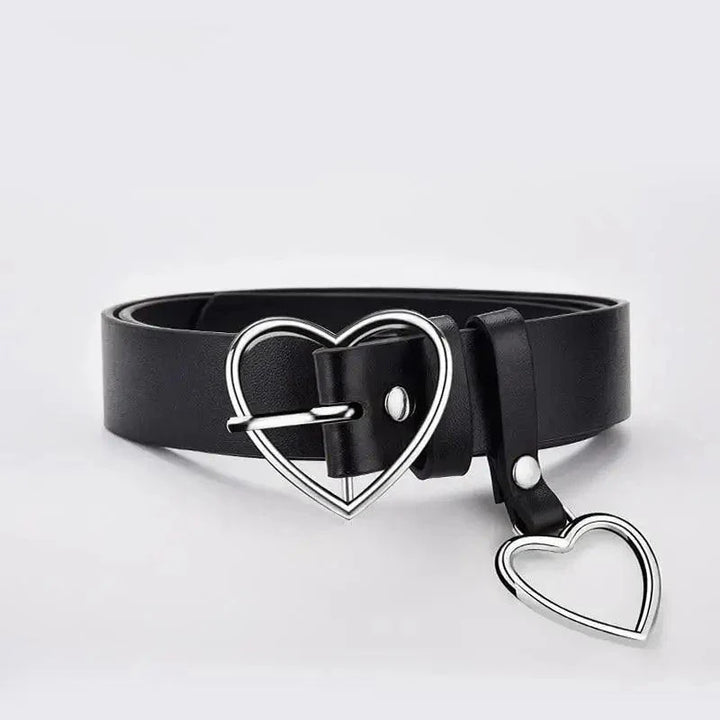 Black Heart Shaped Belt High Quality Love Elegant Belts For Women Vintage Design Belt Ladies Dress Waistband For Jeans Shorts Ladies Dress