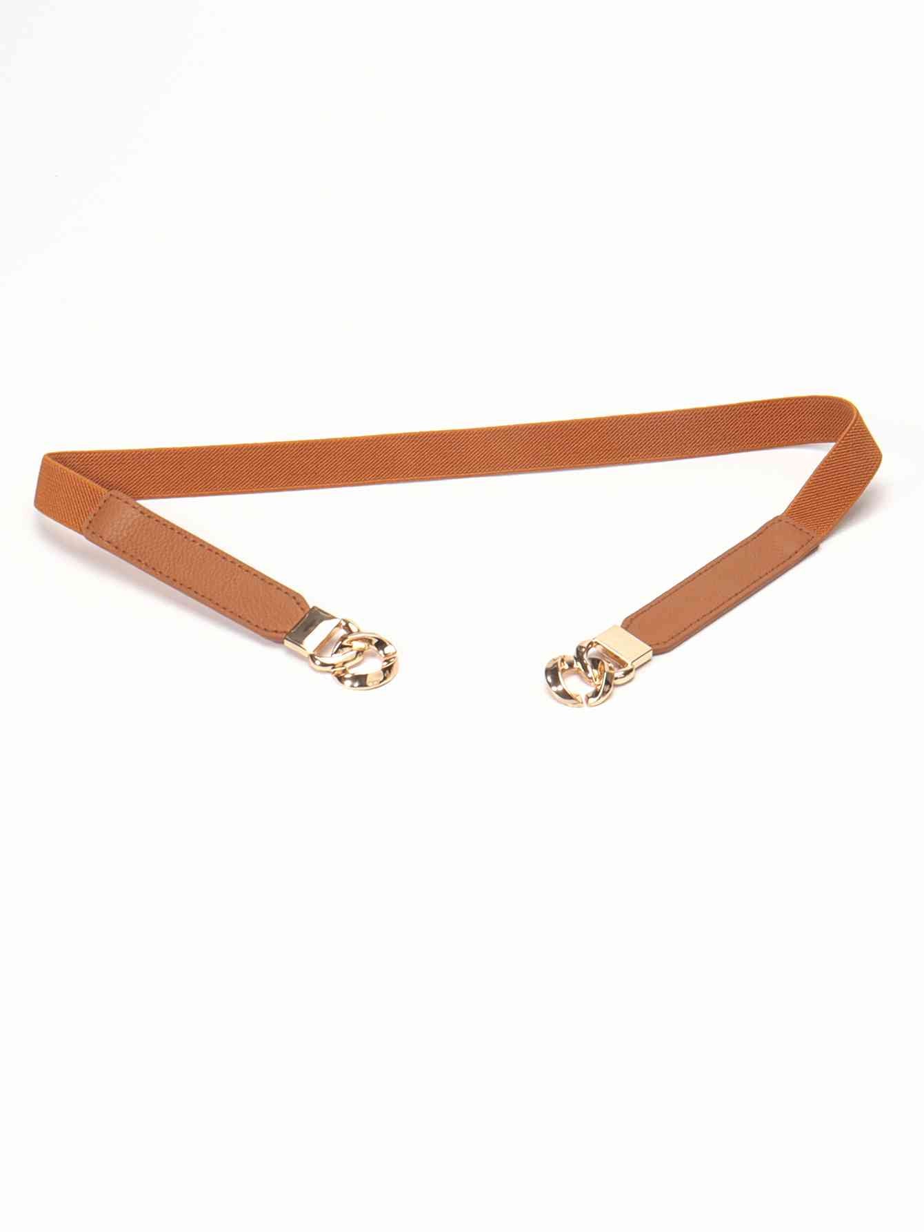 ElegantStyle Zinc Alloy Buckle Stylish Elastic PU Fashion Belt