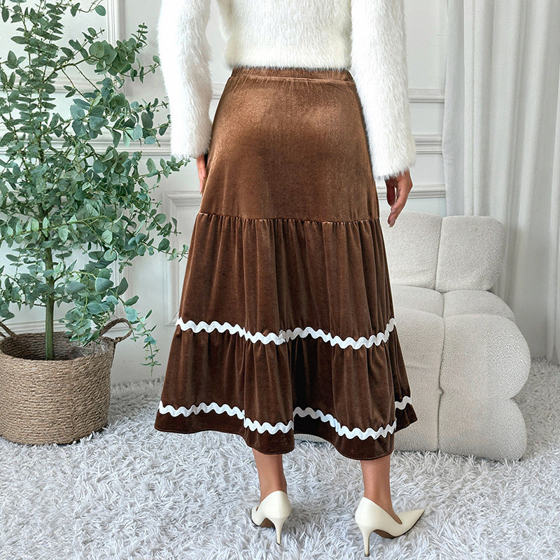 Mid-length Lace Skirt Women's Clothing