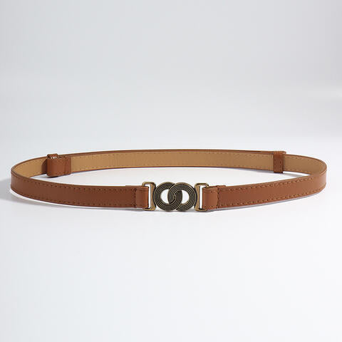 ElegantStyle Alloy Buckle Chic Versatile PU Fashion Belt Accessory