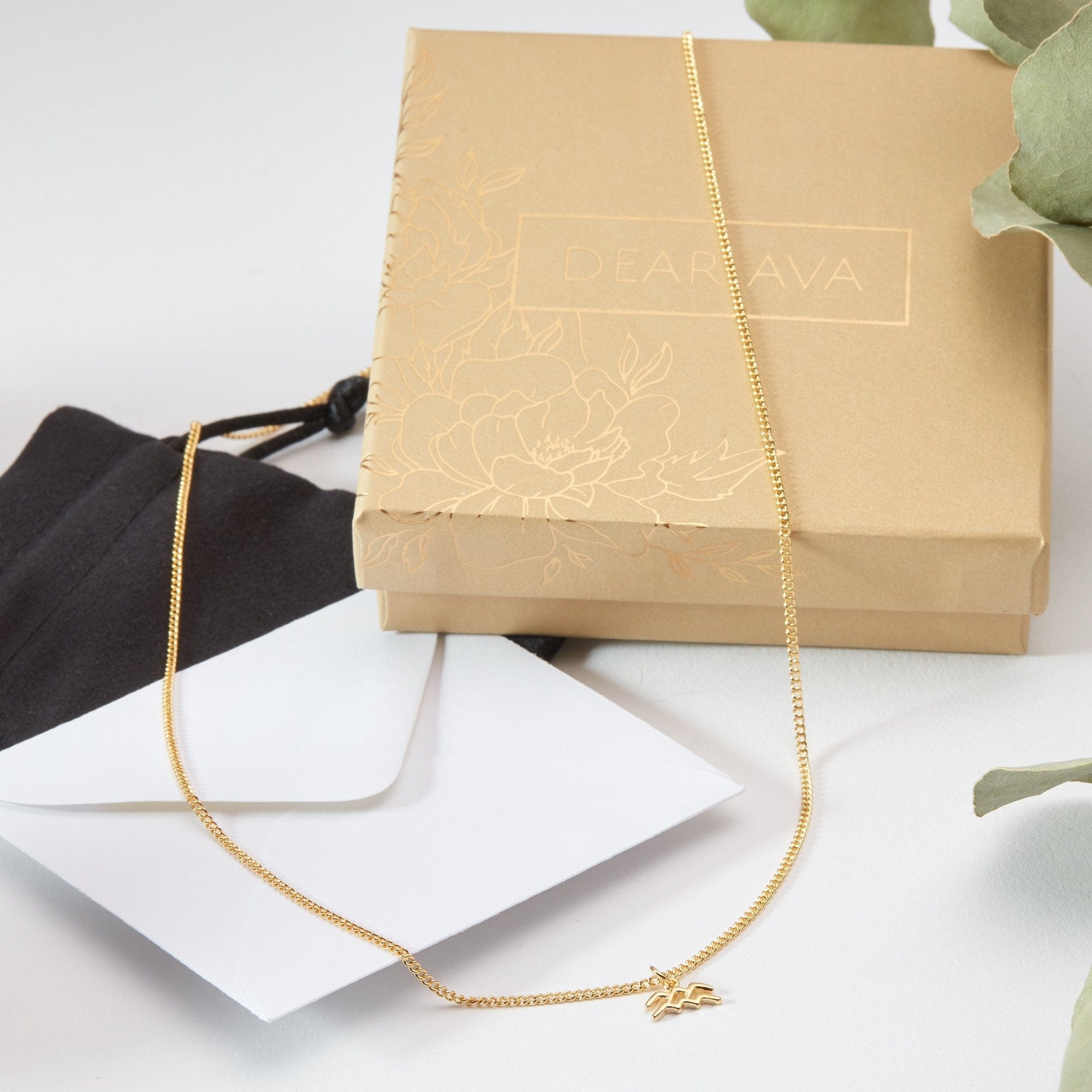 February 15th Aquarius Necklace