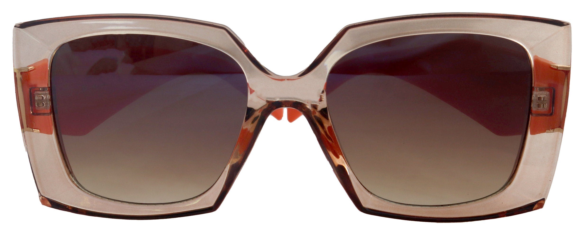 Penelope, High-End Line Bifocal (Clear On Top) Sun Readers for Women OR Non-Bifocal Readers Sunglasses (Orange light Brown) NY Fifth Avenue