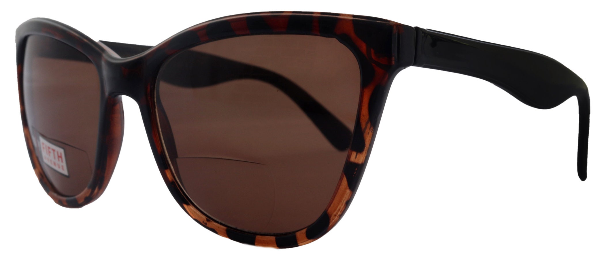 Eleanor, High-End Line Bifocal (Clear On Top) Sun Readers for Women OR Non-Bifocal Readers Sunglasses (Brown Tortoiseshell ) NY Fifth Avenue