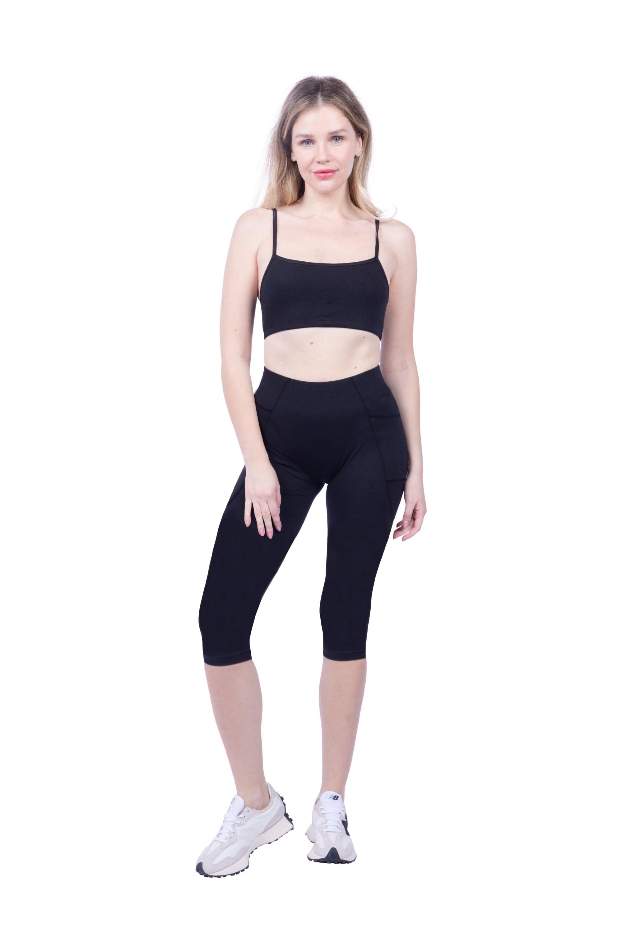 Mae Organic Cotton High Waisted Capri Legging