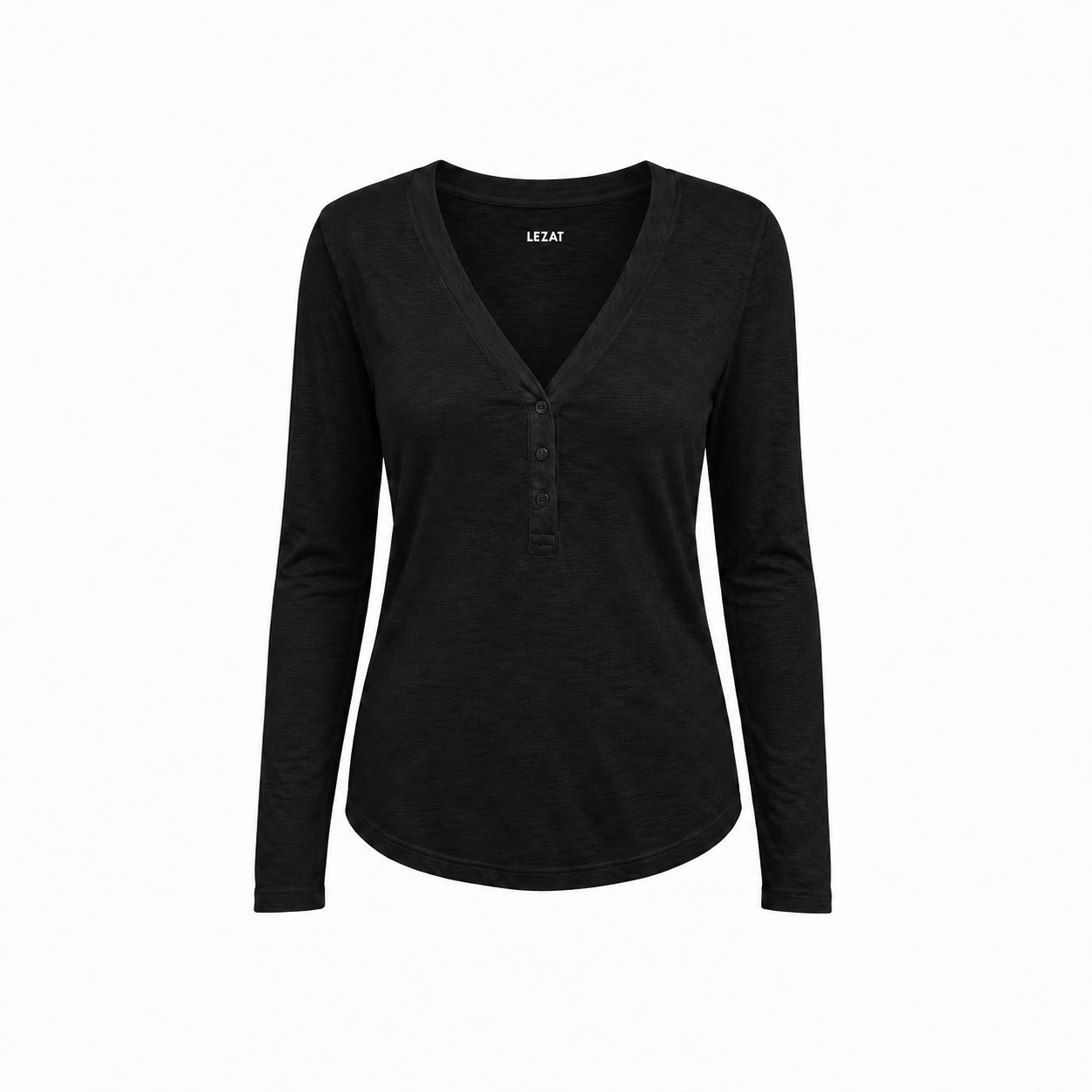 Monroe Organic Cotton Henley Long Sleeve