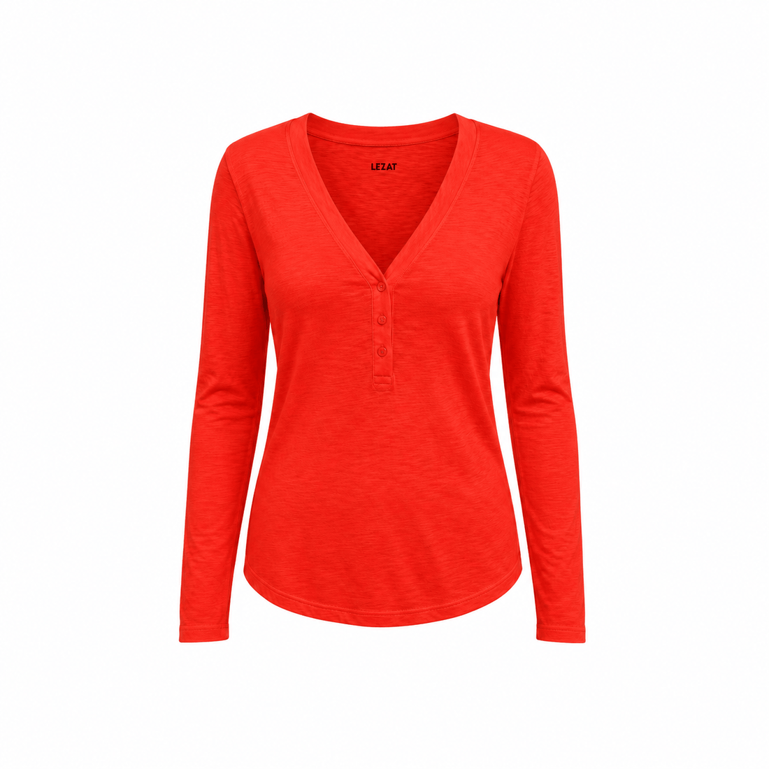 Monroe Organic Cotton Henley Long Sleeve