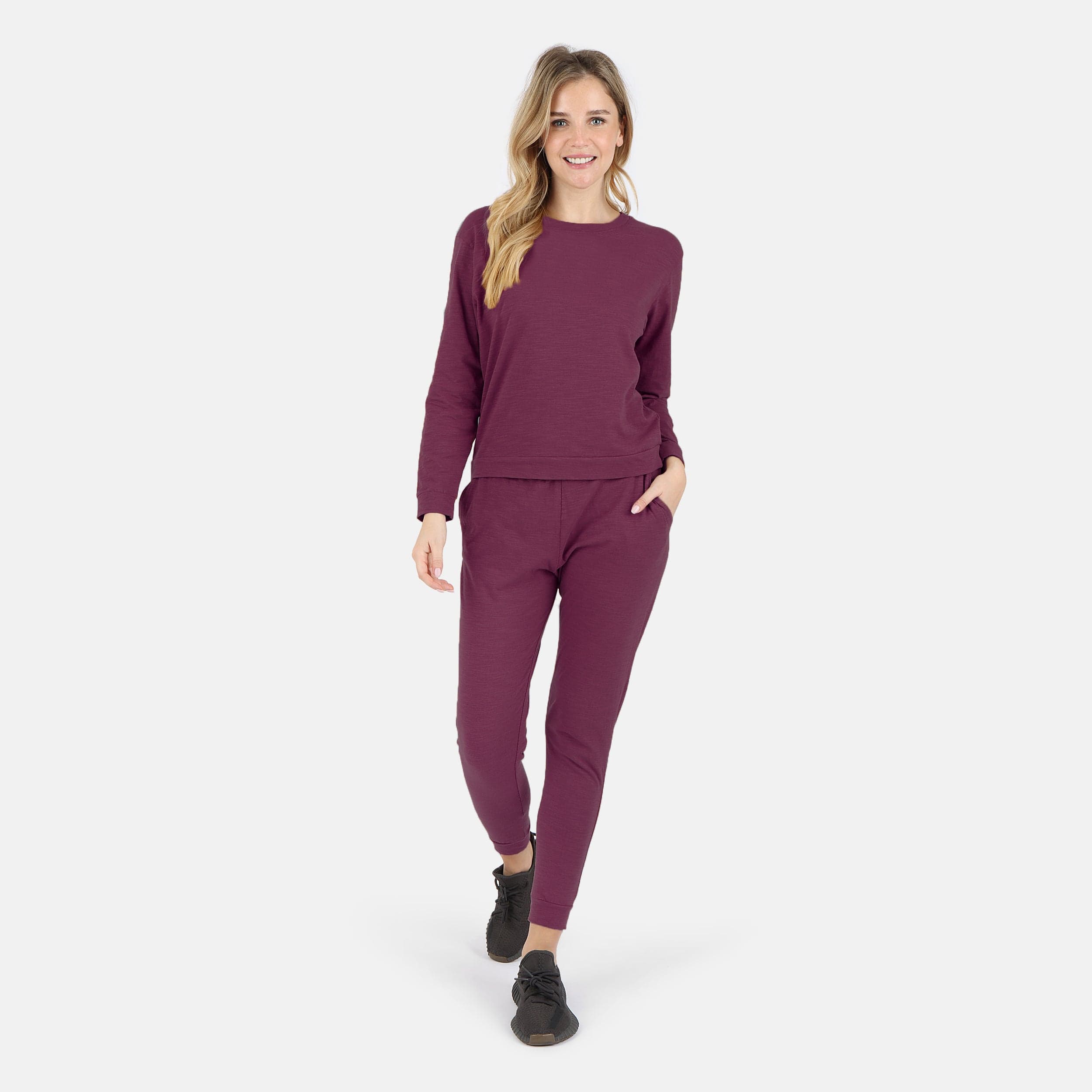 Tegan Organic Cotton Long Sleeve Pullover