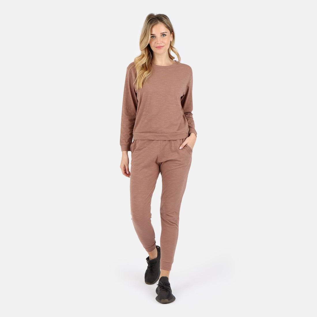 Tegan Organic Cotton Long Sleeve Pullover