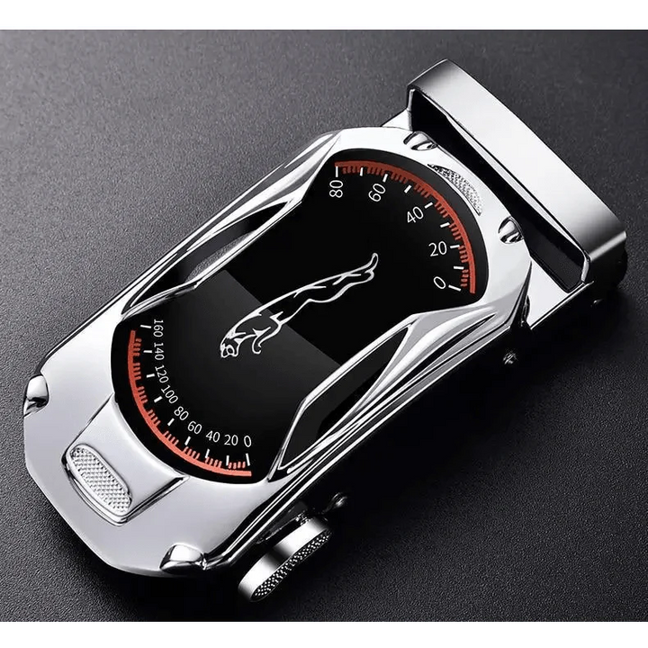 Luxury Automatic Black Genuine Leather Business Belt For Men New Fashion High Quality Black Belts