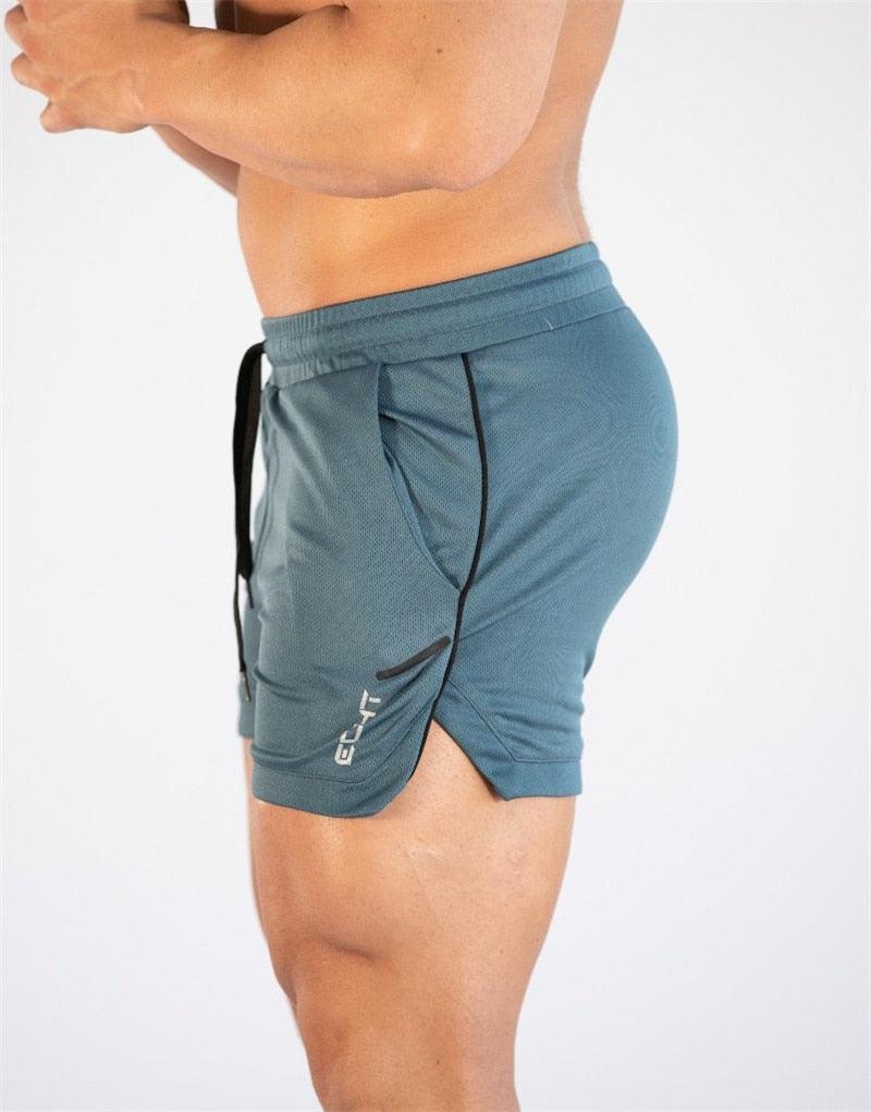 Men’s Quick-Drying Compression Gym Running Workout Shorts With Pockets
