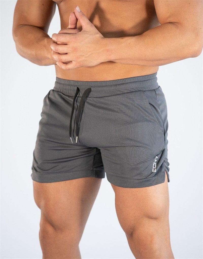 Men’s Quick-Drying Compression Gym Running Workout Shorts With Pockets