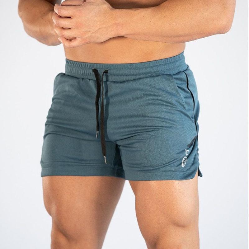 Men’s Quick-Drying Compression Gym Running Workout Shorts With Pockets