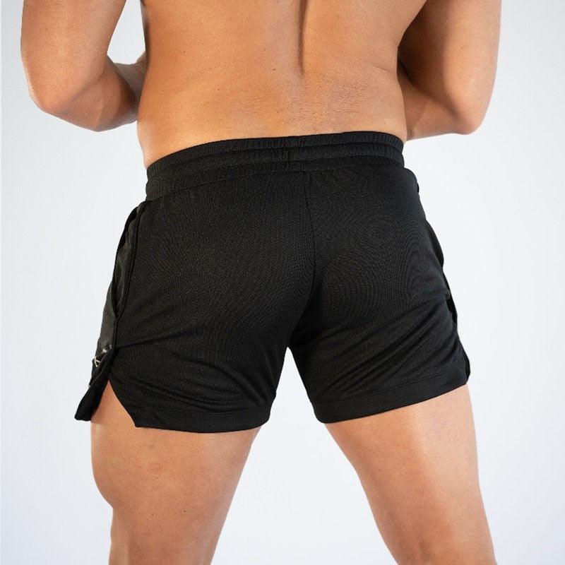 Men’s Quick-Drying Compression Gym Running Workout Shorts With Pockets