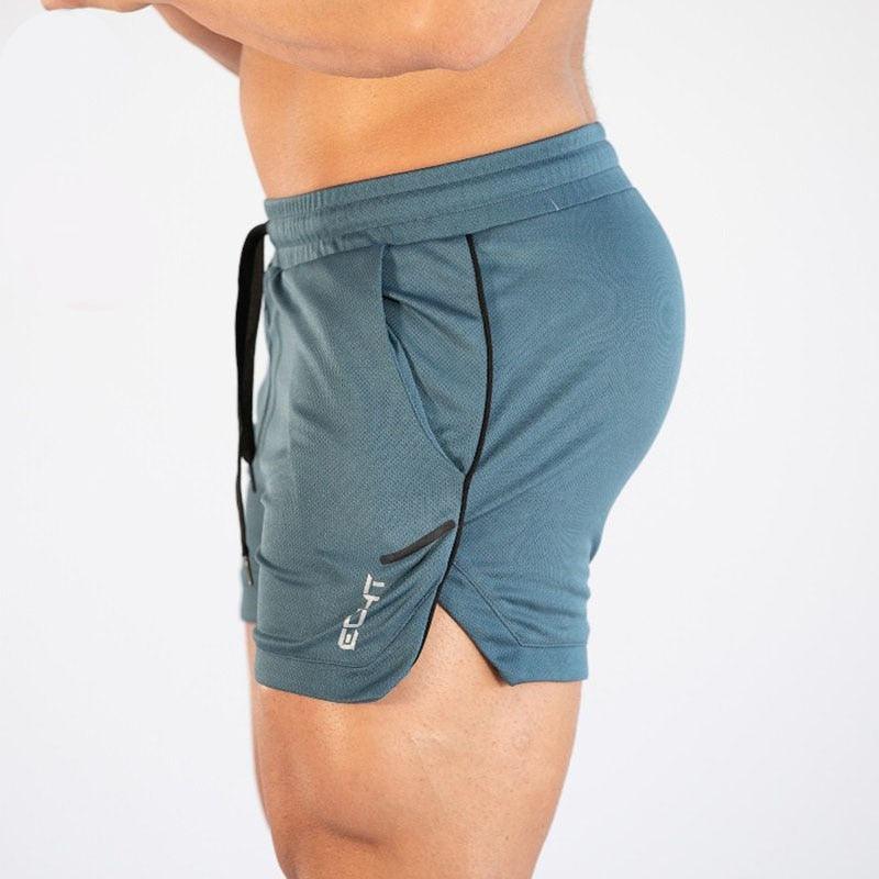 Men’s Quick-Drying Compression Gym Running Workout Shorts With Pockets