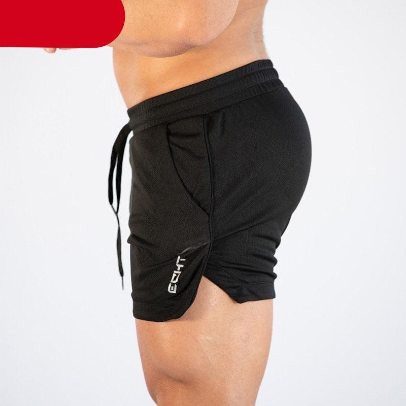Men’s Quick-Drying Compression Gym Running Workout Shorts With Pockets