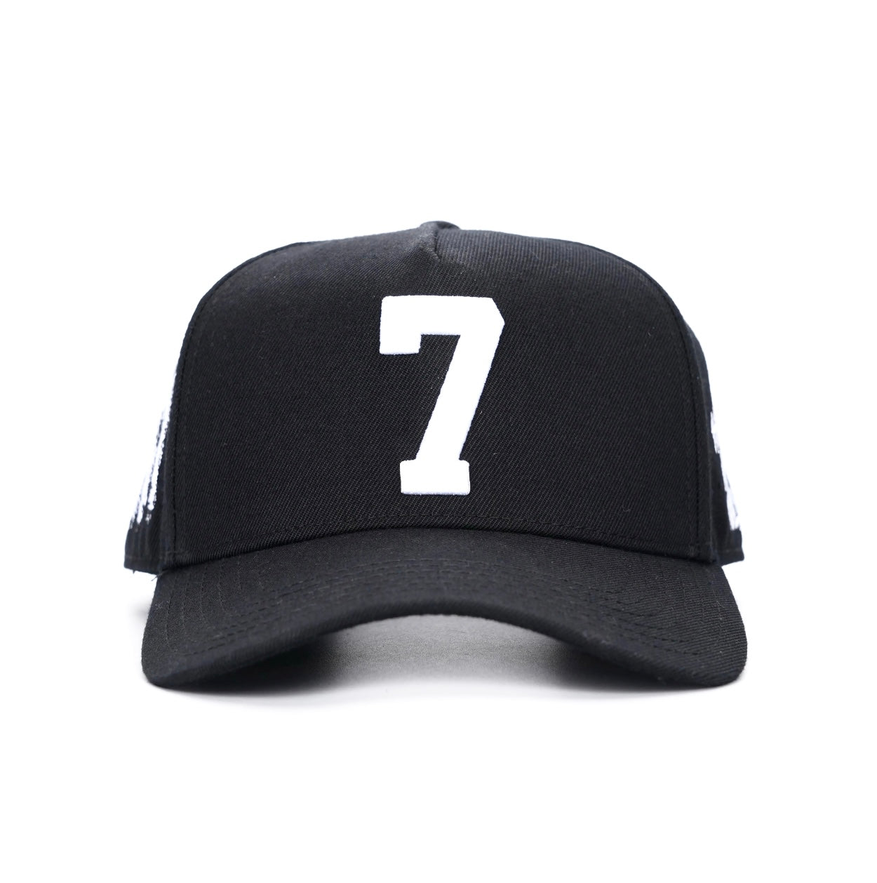 [PRE-ORDER - SHIPS BEGINNING OF AUGUST] ‘7’ Premium SnapBack - Black/White