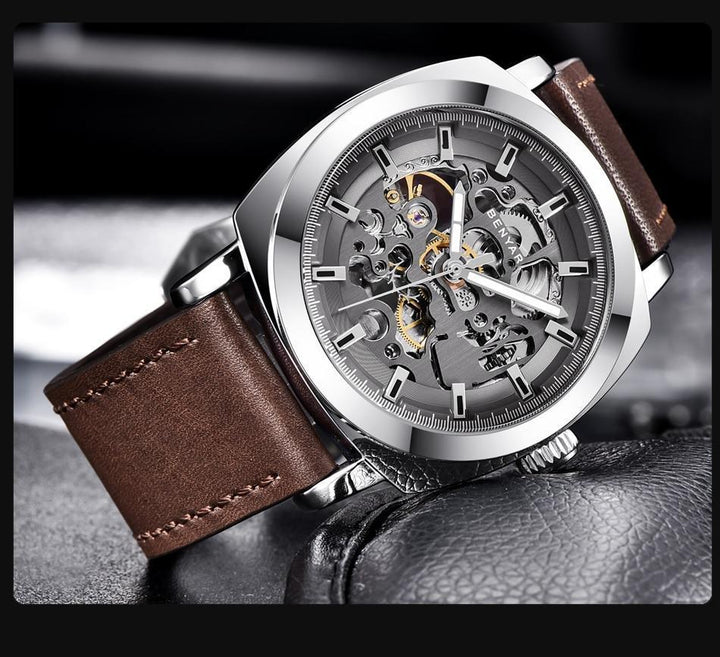 Mechanical Men's Business Watches Top Luxury Automatic Watch Men Waterproof Sport High Quality Simple Wrist Watches