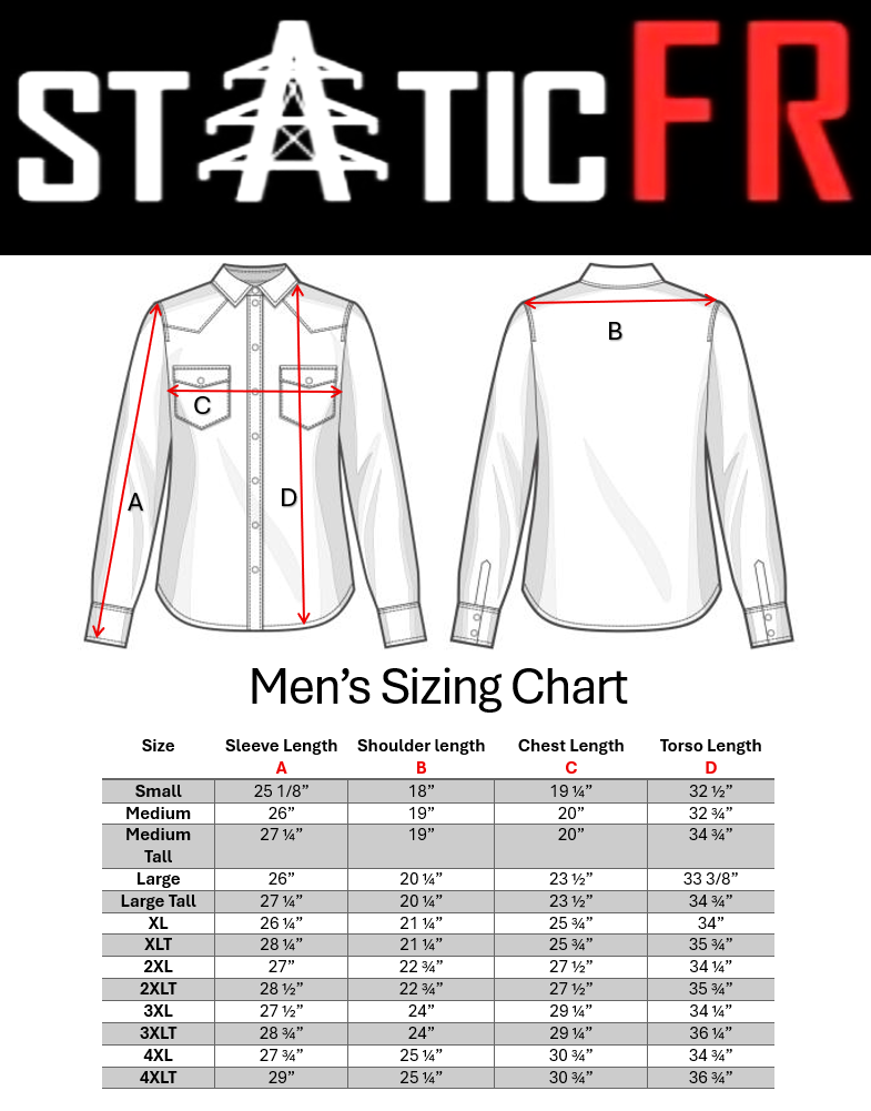 FR Western Style Pearl Snap - Khaki - With U.S Flag