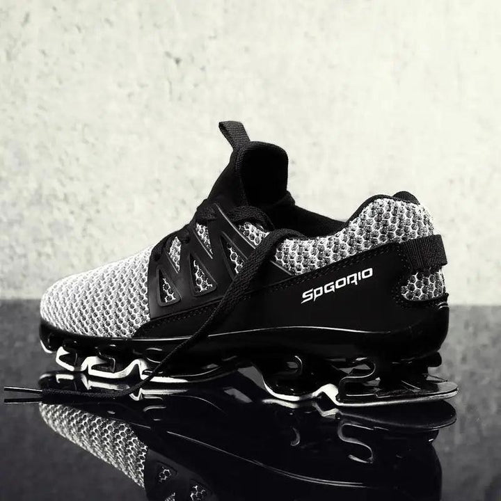 Stylish Black Mens Soft Casual Sneakers Breathable Comfort Sport Elegant Men Sneakers