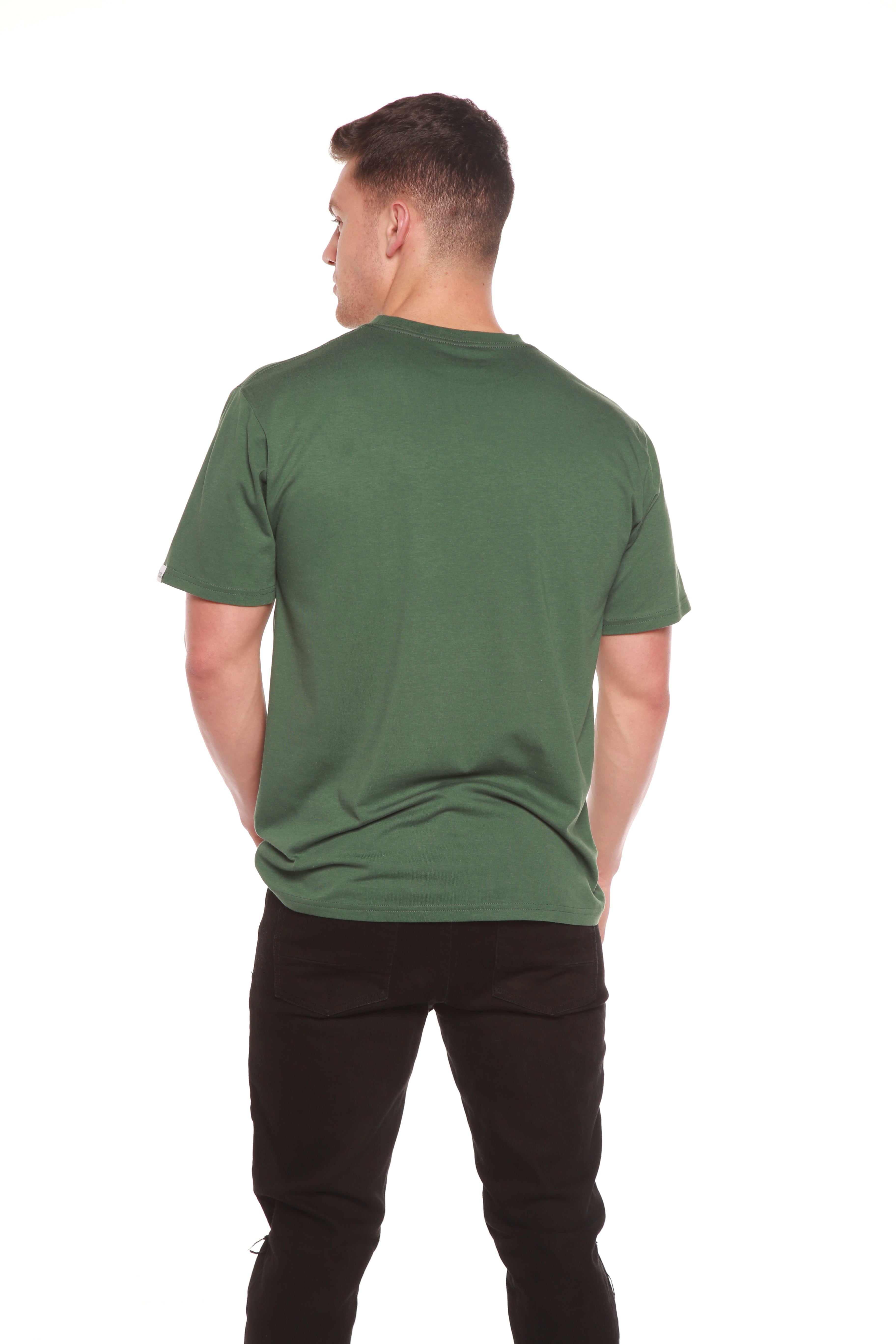 Men’s Bamboo Organic Cotton Classic Short Sleeve Casual T-Shirt