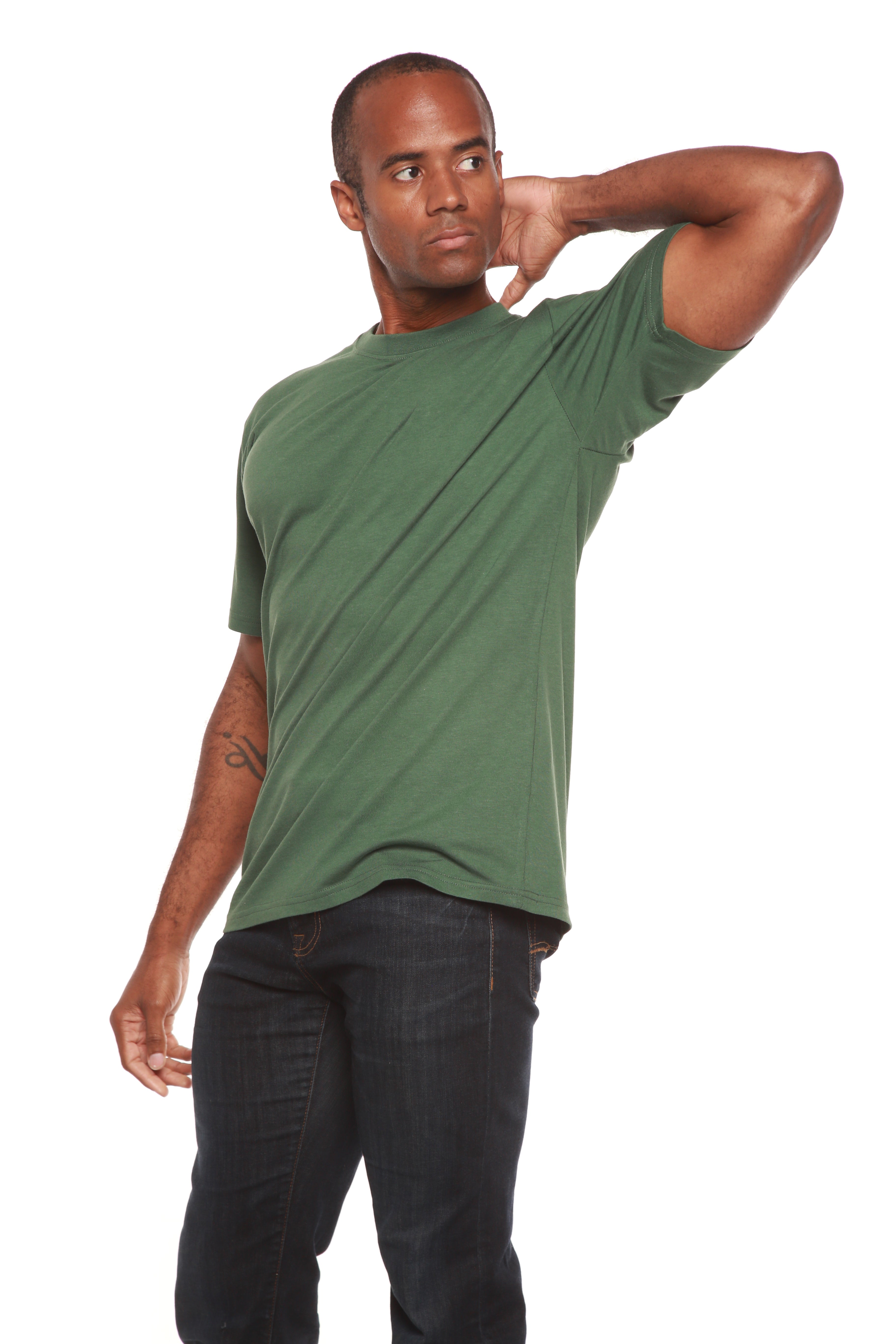 Men’s Bamboo Organic Cotton Classic Short Sleeve Casual T-Shirt