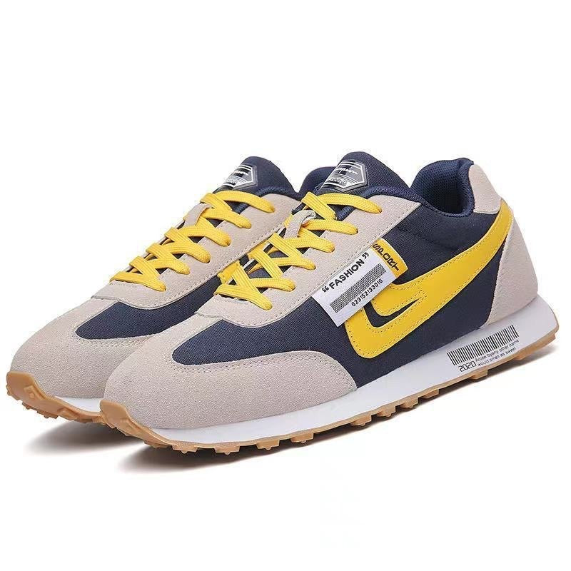 Trendy Student Sports Board Casual White Sneakers Everyday Footwear