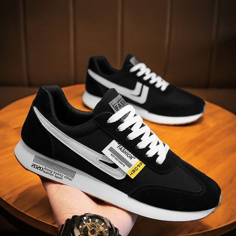 Trendy Student Sports Board Casual White Sneakers Everyday Footwear