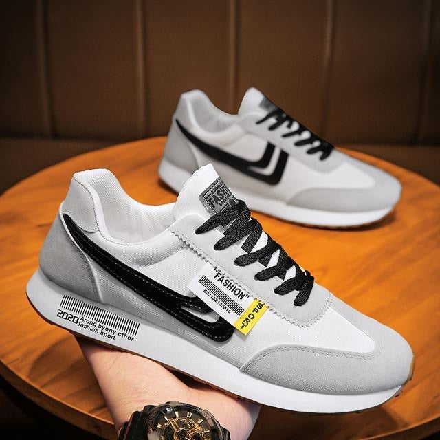 Trendy Student Sports Board Casual White Sneakers Everyday Footwear